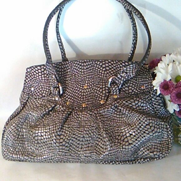 Vin Baker Reptile Embossed Satchel - Picture 4 of 11